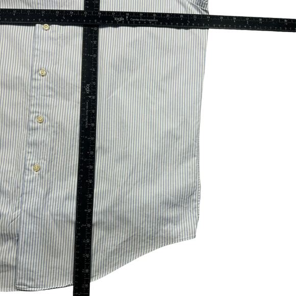 Brooks Brothers Egyptian Vintage 16/35 Men's Button Down Pinstripe Long Sleeve - Picture 5 of 8